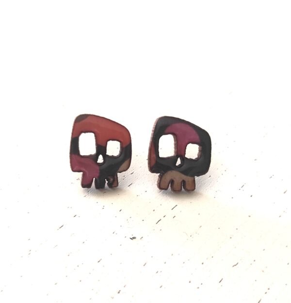 Calaveras colores oscuros