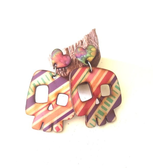 Calaveras grandes colores